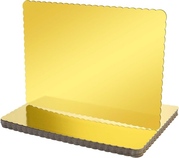Rectangular Cake Board-Flower Cut